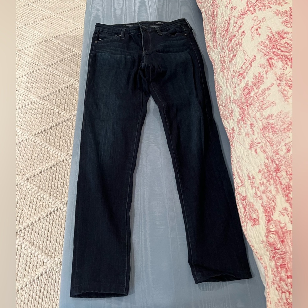 AG JEANS DARK WASH SKINNY